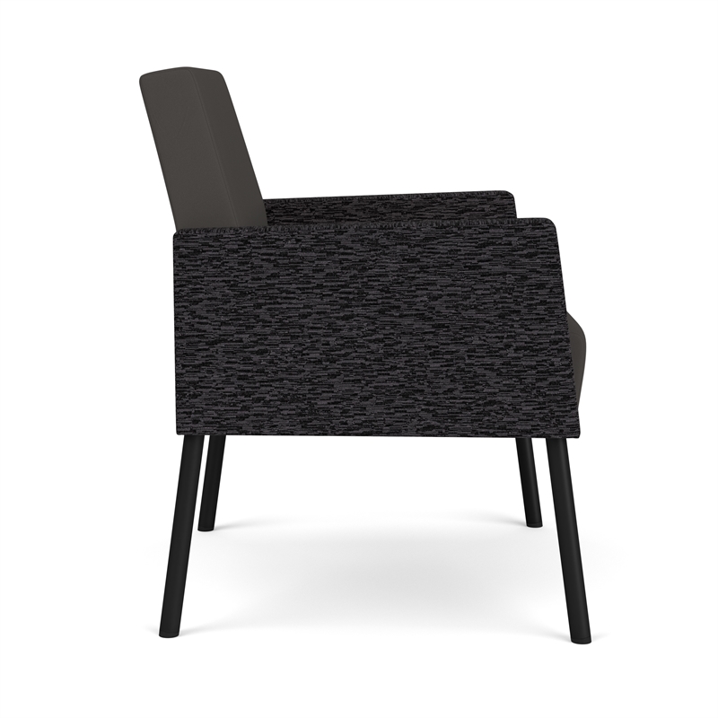 Lesro Mystic Lounge Reception Guest Chair in Gray
