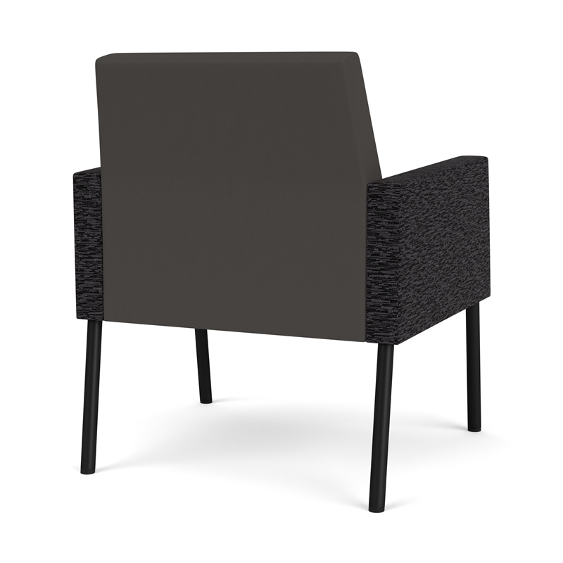 Lesro Mystic Lounge Reception Guest Chair in Gray