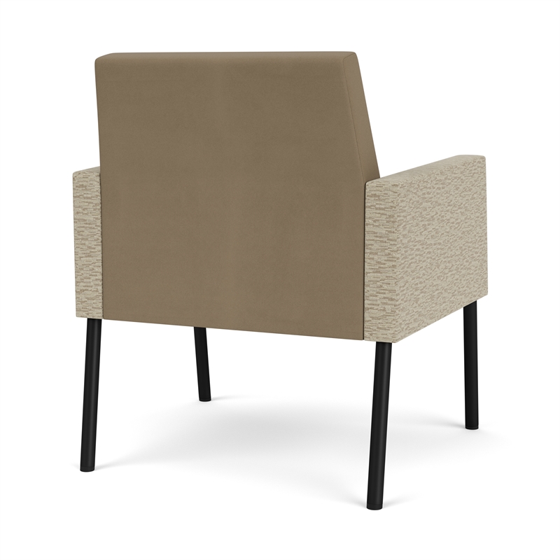 Lesro Mystic Lounge Reception Guest Chair in Brown