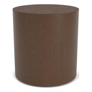 Lesro Mystic Lounge Reception 19&quot Cylinder Table 20&quot Tall with Top in Brown