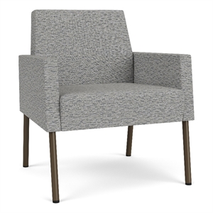 Lesro Mystic Lounge Reception Guest Chair in Gray