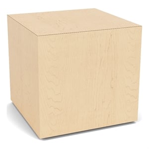 Lesro Mystic Lounge Reception Cube Table 16&quot Tall with Laminate Top in Beige