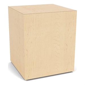 Lesro Mystic Lounge Reception Cube Table 20&quot Tall with Laminate Top in Beige