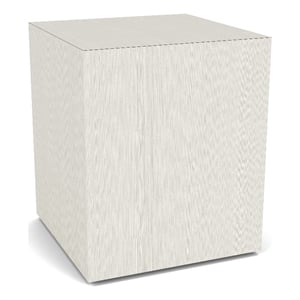 Lesro Mystic Lounge Reception Cube Table 20&quot Tall with Laminate Top in White