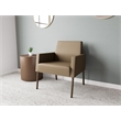 Lesro Mystic Lounge Reception Guest Chair in Brown