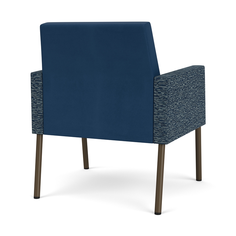 Lesro Mystic Lounge Reception Guest Chair in Blue