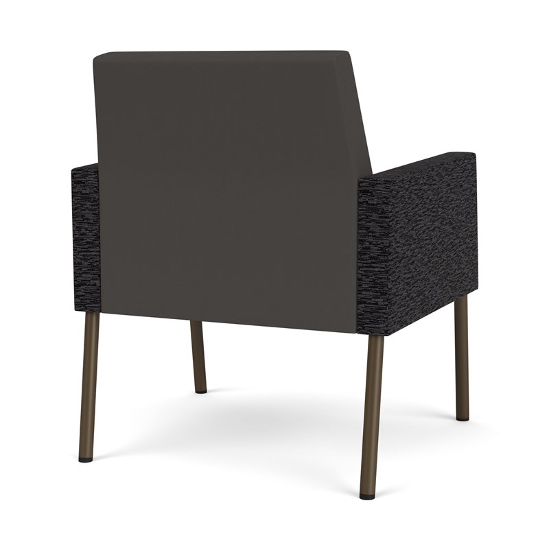 Lesro Mystic Lounge Reception Guest Chair in Gray