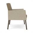 Lesro Mystic Lounge Reception Guest Chair in Brown