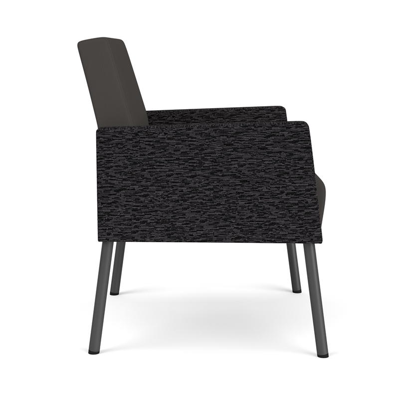 Lesro Mystic Lounge Reception Guest Chair in Gray