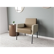Lesro Mystic Lounge Reception Guest Chair in Brown
