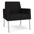 Lesro Mystic Lounge Reception Guest Chair in Black