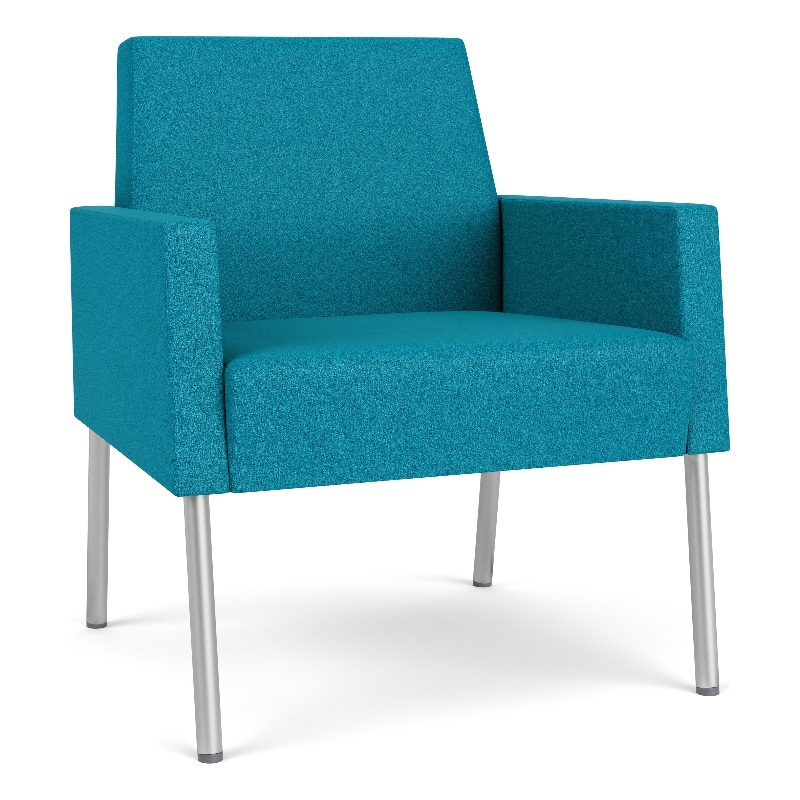 Lesro Mystic Lounge Reception Guest Chair in Teal
