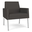 Lesro Mystic Lounge Reception Guest Chair in Gray