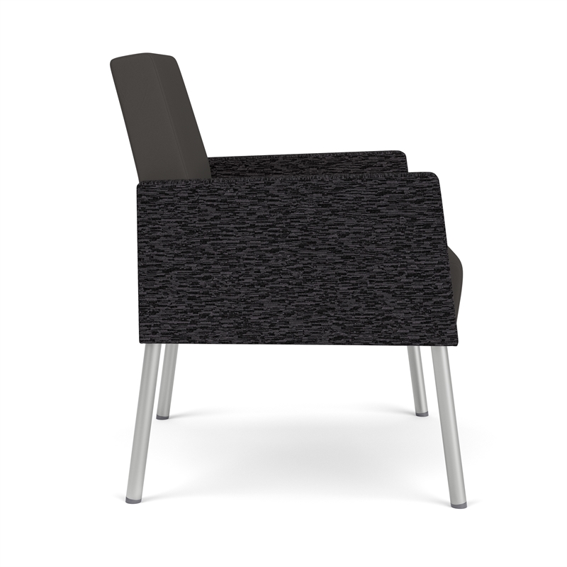Lesro Mystic Lounge Reception Guest Chair in Gray