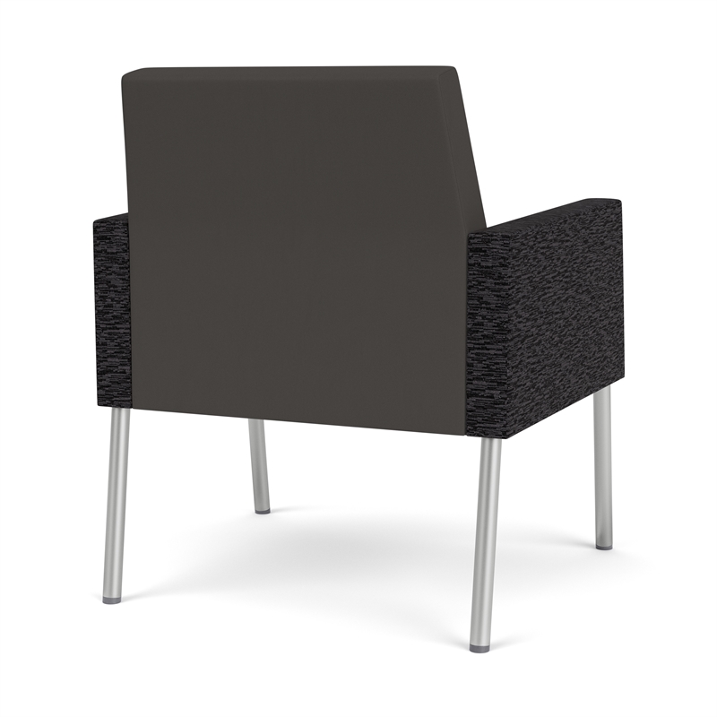Lesro Mystic Lounge Reception Guest Chair in Gray