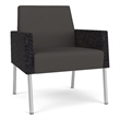 Lesro Mystic Lounge Reception Guest Chair in Gray