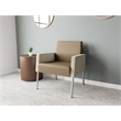 Lesro Mystic Lounge Reception Guest Chair in Brown