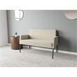 Lesro Mystic Lounge Reception Loveseat in Beige