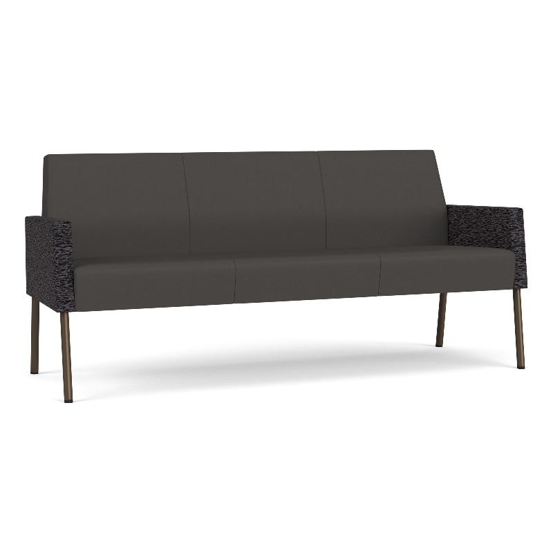 Lesro Mystic Lounge Reception Sofa in Gray