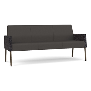 Lesro Mystic Lounge Reception Sofa in Gray