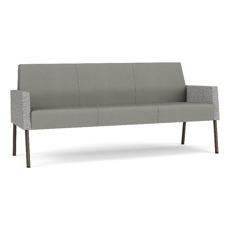 Lesro Mystic Lounge Reception Sofa in Gray