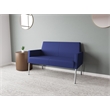 Lesro Mystic Lounge Reception Loveseat in Blue
