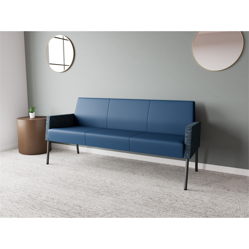 Lesro Mystic Lounge Reception Sofa in Blue