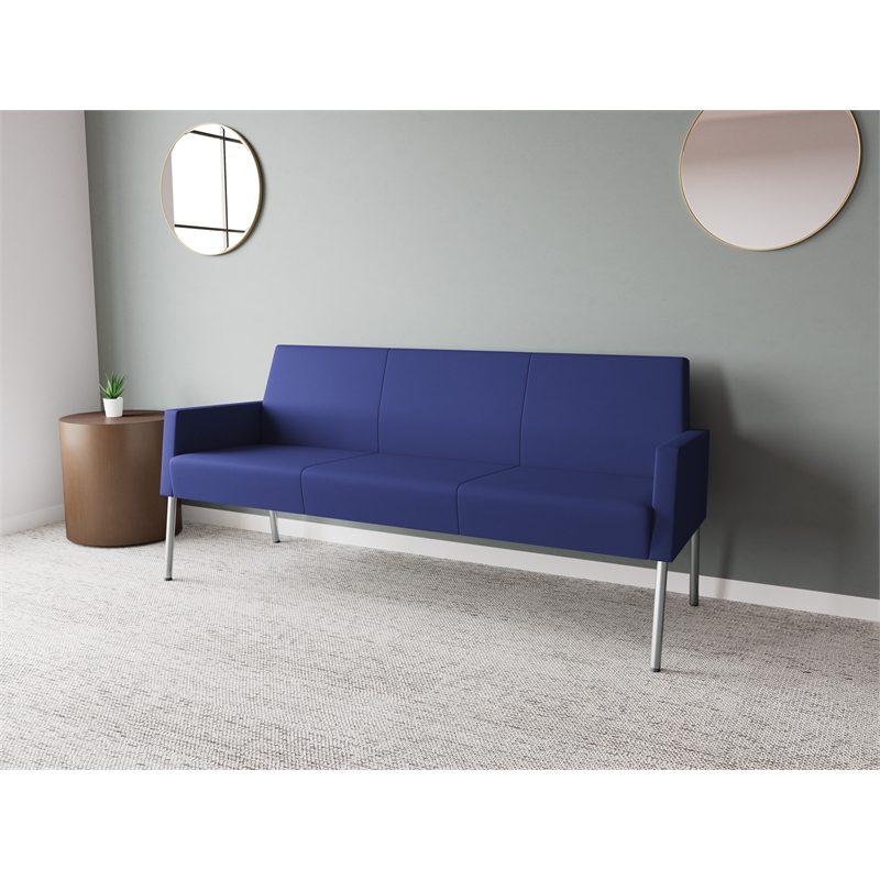 Lesro Mystic Lounge Reception Sofa in Blue