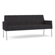 Lesro Mystic Lounge Reception Sofa in Black