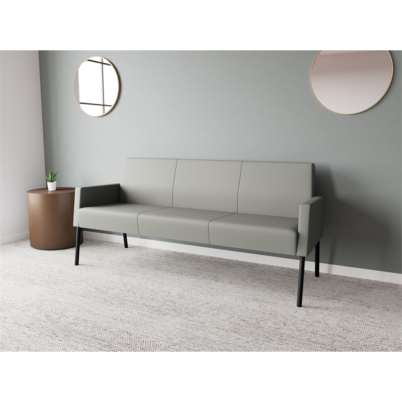 Lesro Mystic Lounge Reception Sofa in Gray