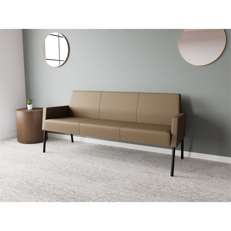 Lesro Mystic Lounge Reception Sofa in Brown
