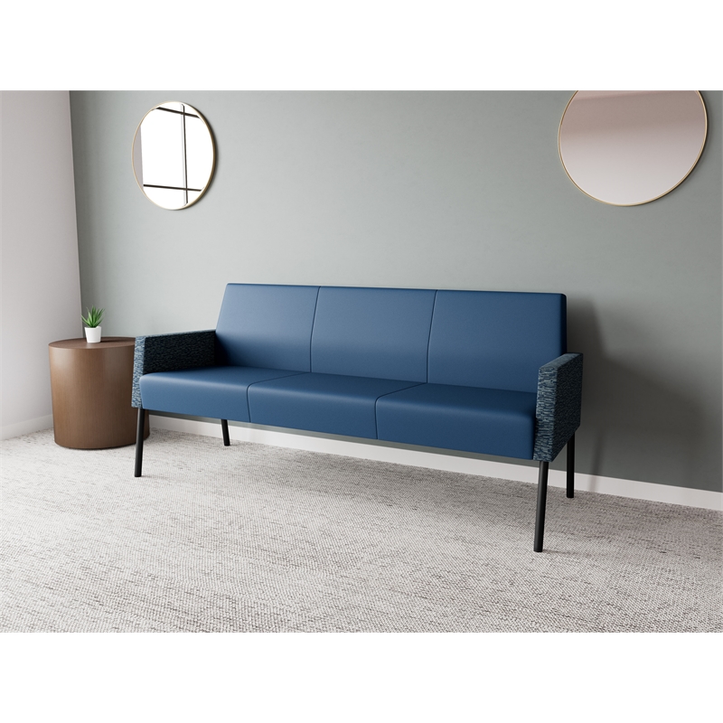Lesro Mystic Lounge Reception Sofa in Blue