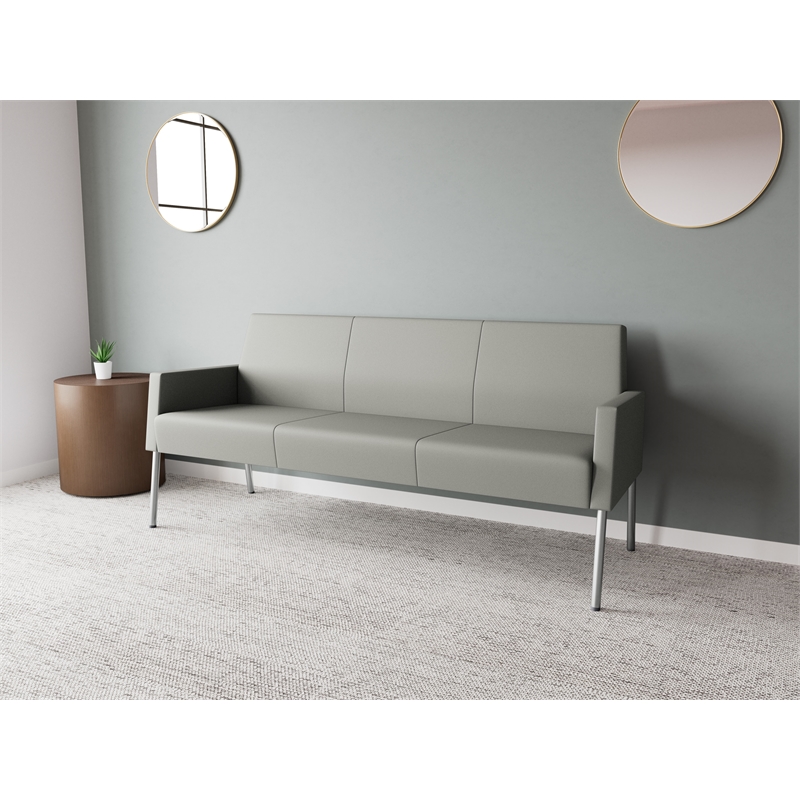 Lesro Mystic Lounge Reception Sofa in Gray