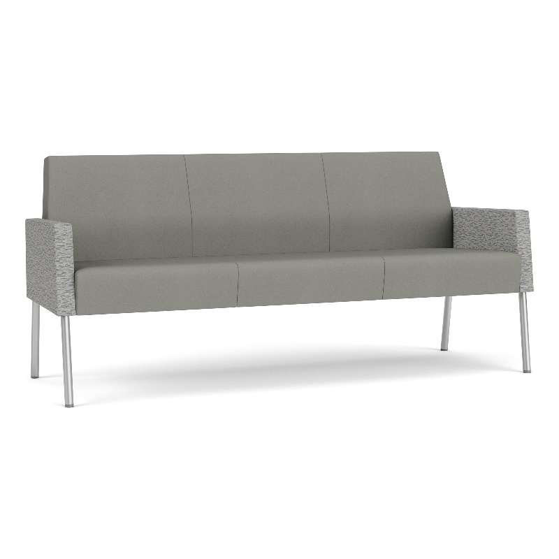 Lesro Mystic Lounge Reception Sofa in Gray