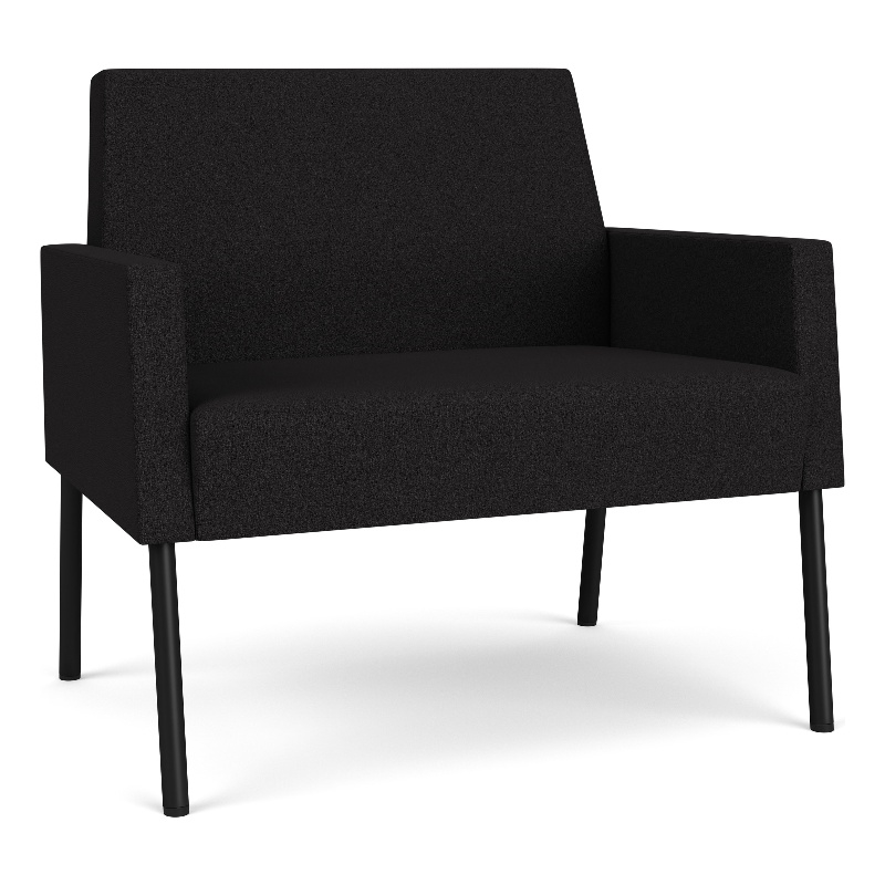 Lesro Mystic Lounge Reception Bariatric Chair in Black