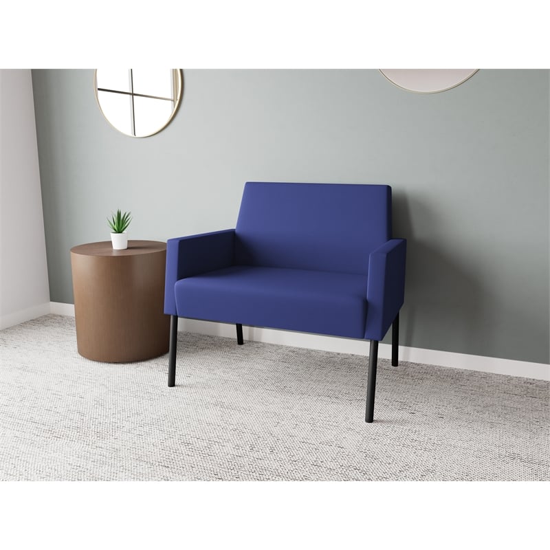 Lesro Mystic Lounge Reception Bariatric Chair in Blue
