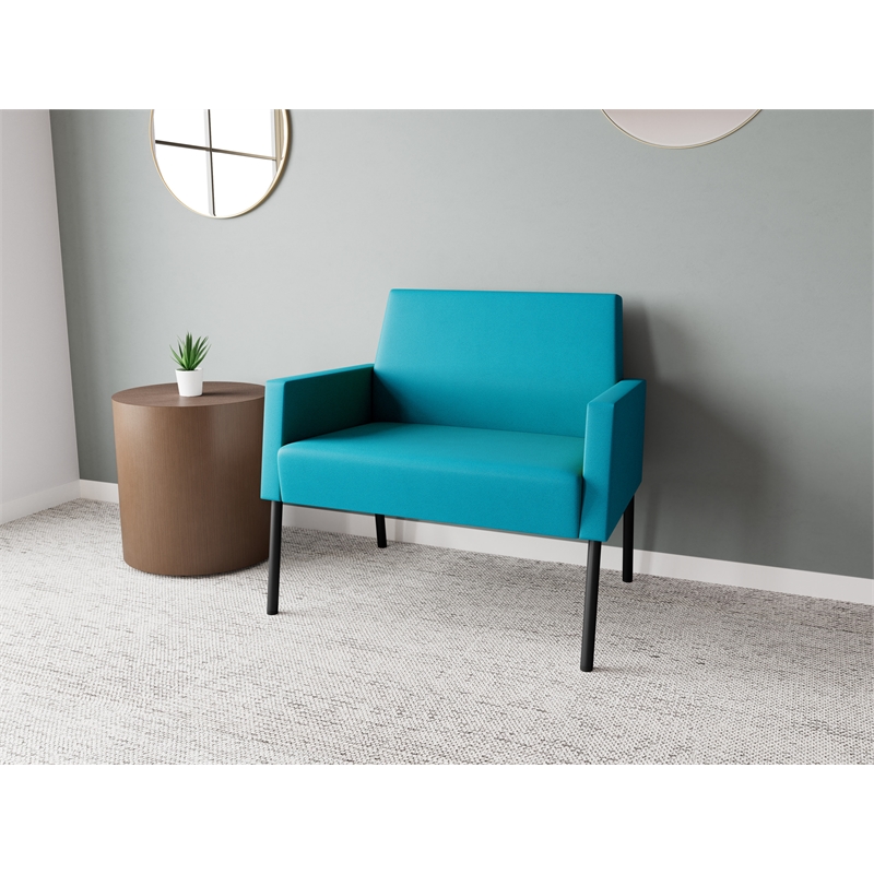 Lesro Mystic Lounge Reception Bariatric Chair in Teal