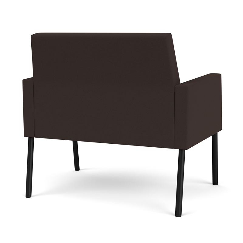 Lesro Mystic Lounge Reception Bariatric Chair in Brown