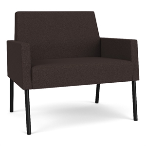 Lesro Mystic Lounge Reception Bariatric Chair in Brown