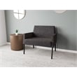 Lesro Mystic Lounge Reception Bariatric Chair in Black