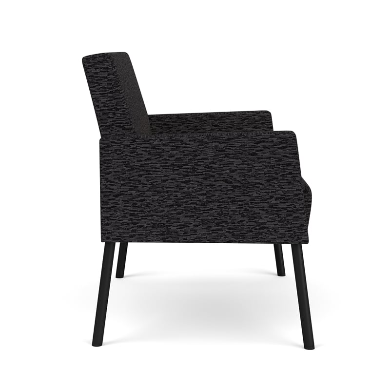 Lesro Mystic Lounge Reception Bariatric Chair in Black