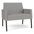 Lesro Mystic Lounge Reception Bariatric Chair in Gray