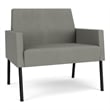 Lesro Mystic Lounge Reception Bariatric Chair in Gray