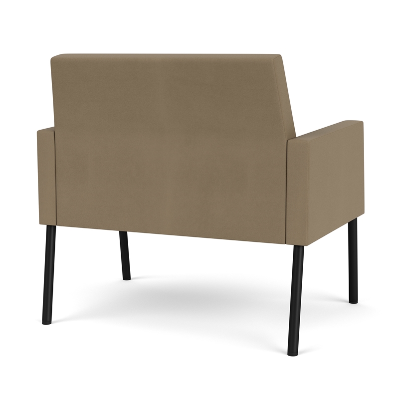 Lesro Mystic Lounge Reception Bariatric Chair in Brown