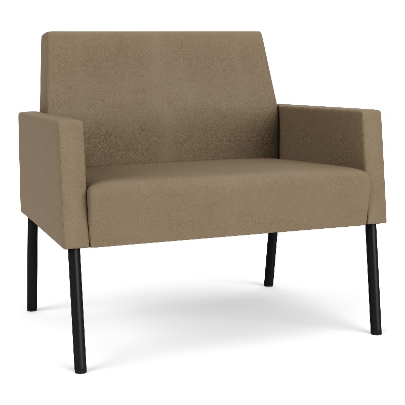 Lesro Mystic Lounge Reception Bariatric Chair in Brown