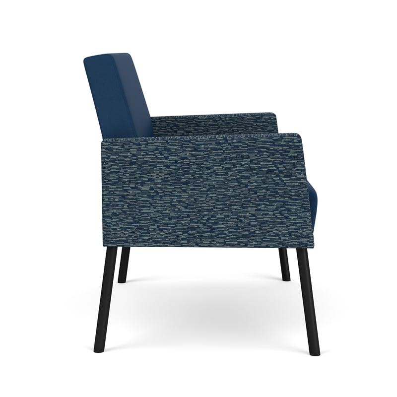 Lesro Mystic Lounge Reception Bariatric Chair in Blue