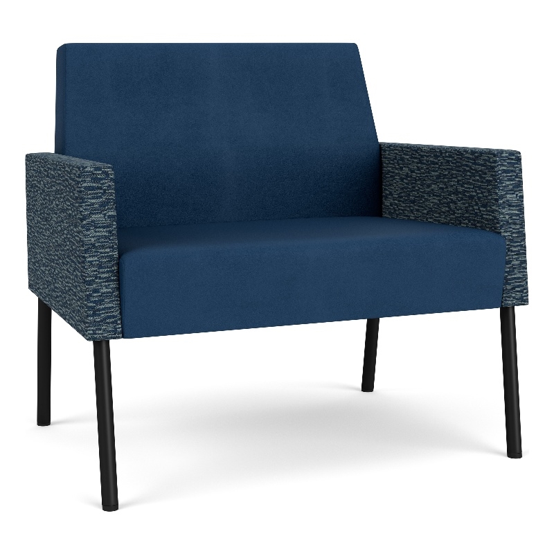 Lesro Mystic Lounge Reception Bariatric Chair in Blue