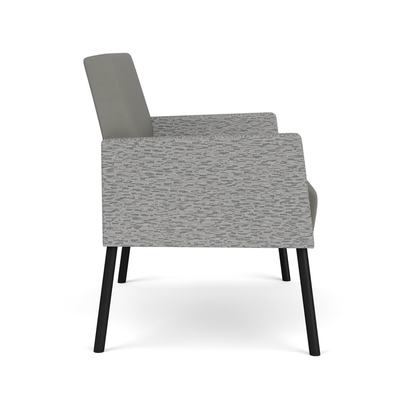 Lesro Mystic Lounge Reception Bariatric Chair in Gray