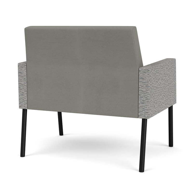 Lesro Mystic Lounge Reception Bariatric Chair in Gray