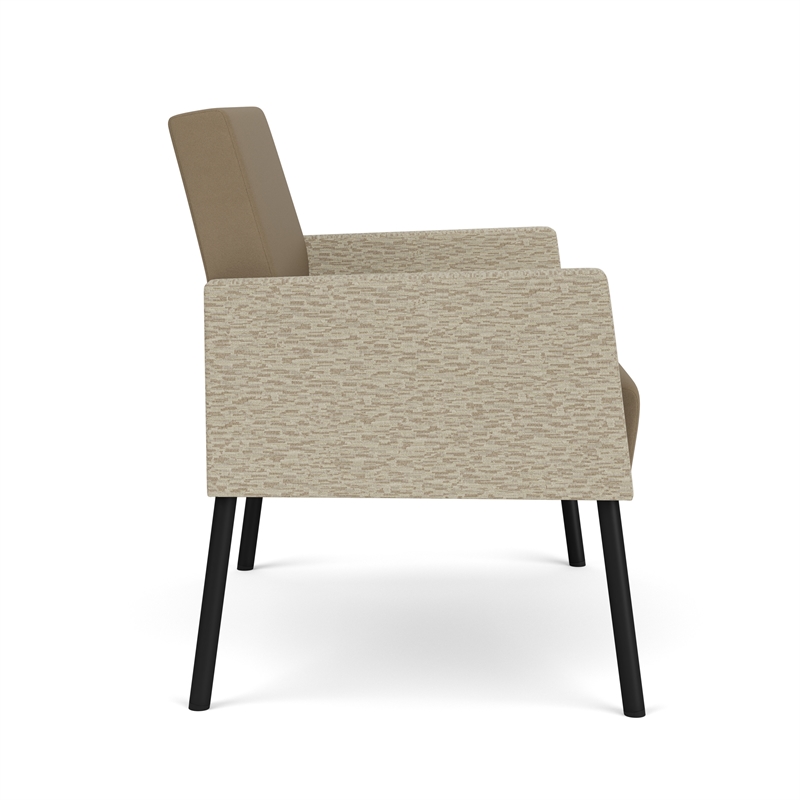 Lesro Mystic Lounge Reception Bariatric Chair in Brown